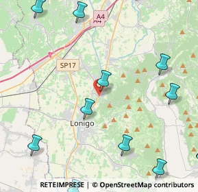 Mappa Via Dell'Artigianato, 36045 Lonigo VI, Italia (6.702)
