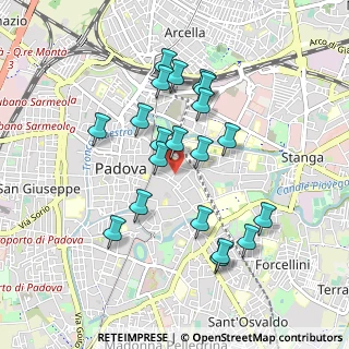 Mappa 35121 Padova PD, Italia (0.8495)