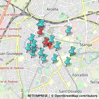 Mappa Via Rinaldo Rinaldi, 35121 Padova PD, Italia (0.7385)