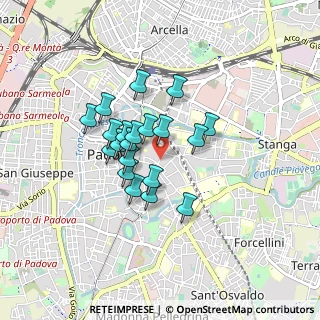 Mappa 35121 Padova PD, Italia (0.6335)