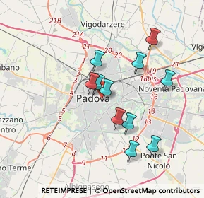 Mappa 35121 Padova PD, Italia (3.07636)