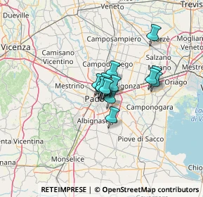 Mappa 35121 Padova PD, Italia (6.72429)