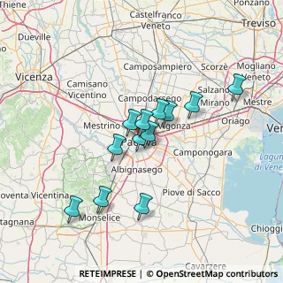 Mappa Via Rinaldo Rinaldi, 35121 Padova PD, Italia (11.06417)