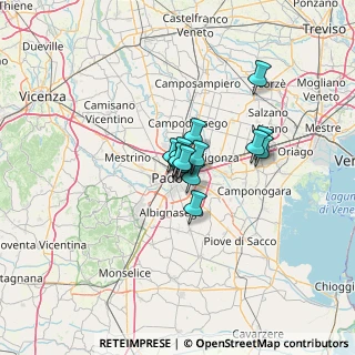 Mappa Via Rinaldo Rinaldi, 35121 Padova PD, Italia (6.72429)