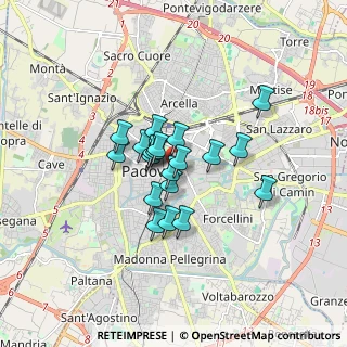 Mappa 35121 Padova PD, Italia (1.1215)
