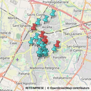 Mappa Via Rinaldo Rinaldi, 35121 Padova PD, Italia (1.23556)