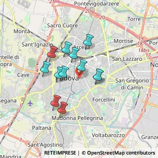 Mappa Via Rinaldo Rinaldi, 35121 Padova PD, Italia (1.39417)
