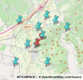 Mappa Via del Sole, 36040 Sarego VI, Italia (3.53273)