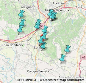 Mappa Via del Sole, 36040 Sarego VI, Italia (6.36063)