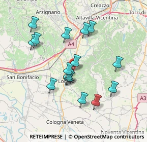 Mappa Via del Sole, 36040 Sarego VI, Italia (6.78188)