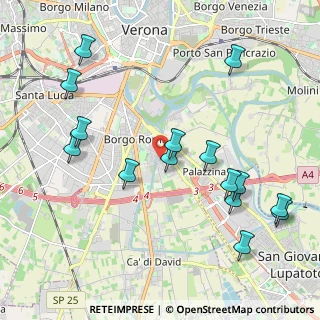 Mappa Via Quattro Venti, 37134 Verona VR, Italia (2.296)