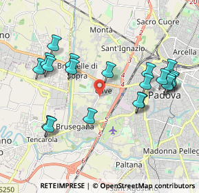 Mappa Via Antonio Stoppani, 35136 Padova PD, Italia (2.085)