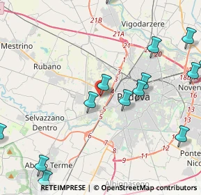 Mappa Via Antonio Stoppani, 35136 Padova PD, Italia (5.73267)