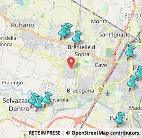 Mappa Via Marconi, 35030 Caselle PD, Italia (3.523)