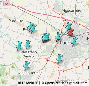 Mappa Via Marconi, 35030 Caselle PD, Italia (3.16231)
