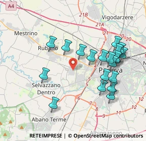 Mappa Via Marconi, 35030 Caselle PD, Italia (3.8785)