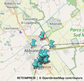 Mappa Via A. Grandi, 20081 Abbiategrasso MI, Italia (1.94063)