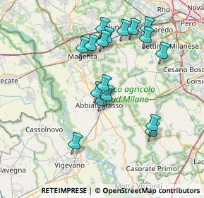 Mappa Via A. Grandi, 20081 Abbiategrasso MI, Italia (7.10529)