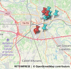 Mappa Str. La Rizza, 37136 Verona VR, Italia (3.4975)