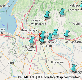 Mappa Str. La Rizza, 37136 Verona VR, Italia (14.57667)