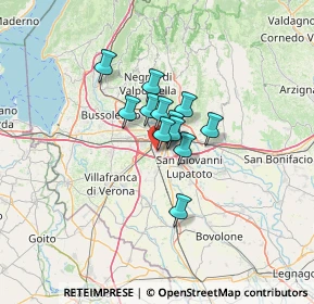 Mappa Str. La Rizza, 37136 Verona VR, Italia (7.22333)