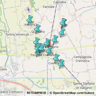 Mappa Via Stefano Pavesi, 26010 Casaletto Vaprio CR, Italia (1.37733)