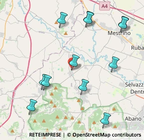 Mappa Via Don, 35030 Cervarese Santa Croce PD, Italia (4.68583)