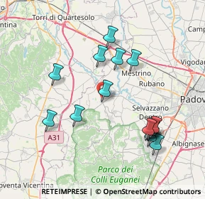 Mappa Via Don, 35030 Cervarese Santa Croce PD, Italia (7.67467)