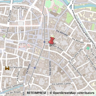 Mappa Via Zabarella, 46, 35121 Padova, Padova (Veneto)