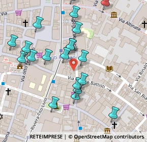 Mappa Via Cesare Battisti, 35100 Padova PD, Italia (0.13)