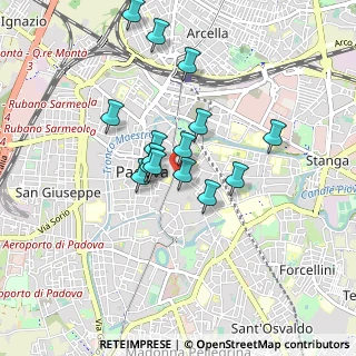 Mappa Via Zabarella, 35121 Padova PD, Italia (0.712)