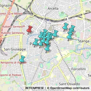 Mappa Via Zabarella, 35121 Padova PD, Italia (0.60941)