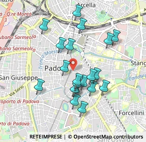 Mappa Via Cesare Battisti, 35100 Padova PD, Italia (0.8345)
