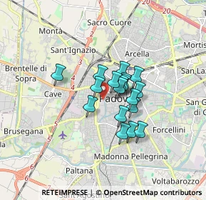 Mappa Via San Prosdocimo, 35139 Padova PD, Italia (1.04667)