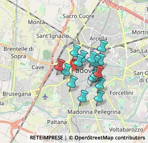 Mappa Via San Prosdocimo, 35139 Padova PD, Italia (1.10875)