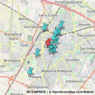Mappa Via dei Tadi, 35139 Padova PD, Italia (1.12083)