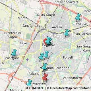 Mappa Via Tadi, 35139 Padova PD, Italia (2.10917)
