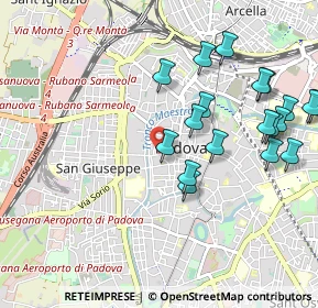 Mappa Via dei Tadi, 35139 Padova PD, Italia (1.09737)