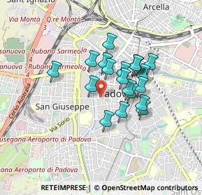 Mappa Via dei Tadi, 35139 Padova PD, Italia (0.6385)