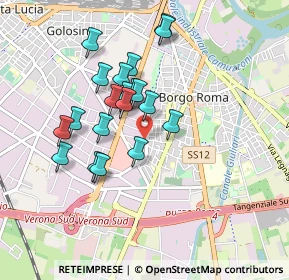 Mappa Viale del Commercio, 37129 Verona VR, Italia (0.7705)