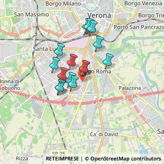 Mappa Viale del Commercio, 37129 Verona VR, Italia (1.46688)