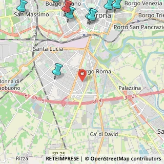 Mappa Viale del Commercio, 37129 Verona VR, Italia (3.68455)