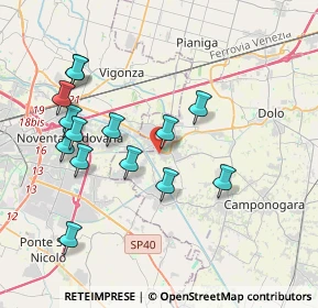 Mappa Vicolo Pisa, 30039 Stra VE, Italia (3.84357)