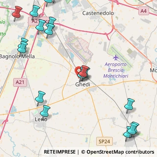 Mappa Via Ciro Menotti, 25016 Ghedi BS, Italia (6.5)
