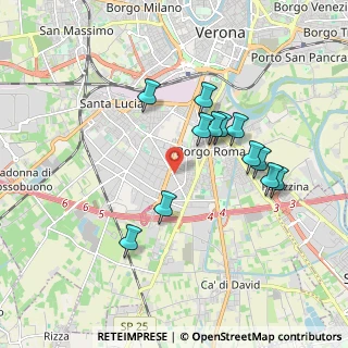 Mappa Via Ciro Ferrari, 37135 Verona VR, Italia (1.69083)