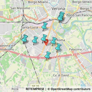 Mappa Via Ciro Ferrari, 37135 Verona VR, Italia (1.64182)