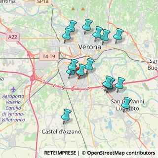 Mappa Via Ciro Ferrari, 37135 Verona VR, Italia (3.56)