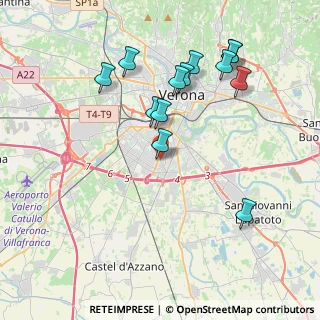 Mappa Via Ciro Ferrari, 37135 Verona VR, Italia (4.05231)