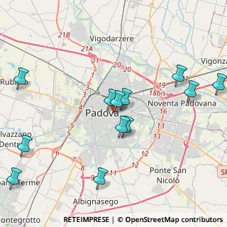 Mappa Via S. Mattia, 35121 Padova PD, Italia (4.54667)