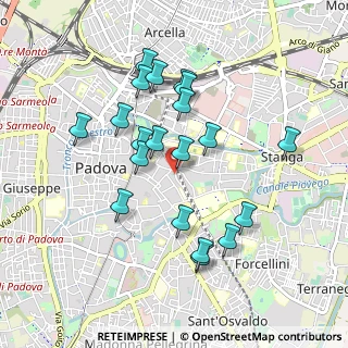 Mappa Via S. Mattia, 35121 Padova PD, Italia (0.8685)